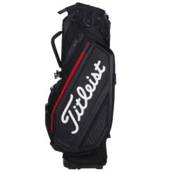 Titleist Jet Black Premium Golf Stand Bag -TaylorMade Shop 2020jetblackpremiumstandbagblackred3