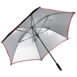 Titleist Jet Black Tour Double Canopy Golf Umbrella -TaylorMade Shop 2020tourdoublecanopumbrellablackblackred3