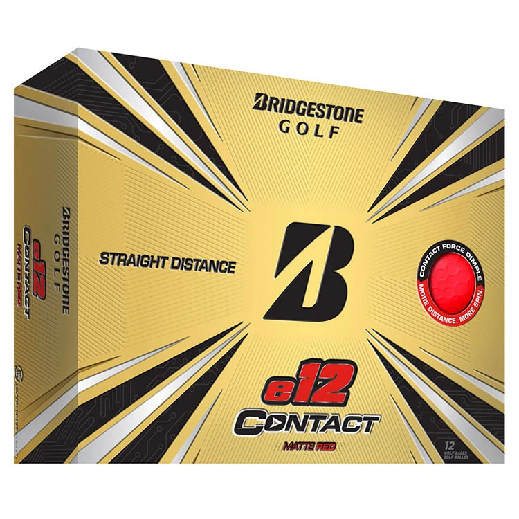 Bridgestone E12 Contact Matte Golf Balls 1 Bridgestone E12 Contact Matte Golf Balls