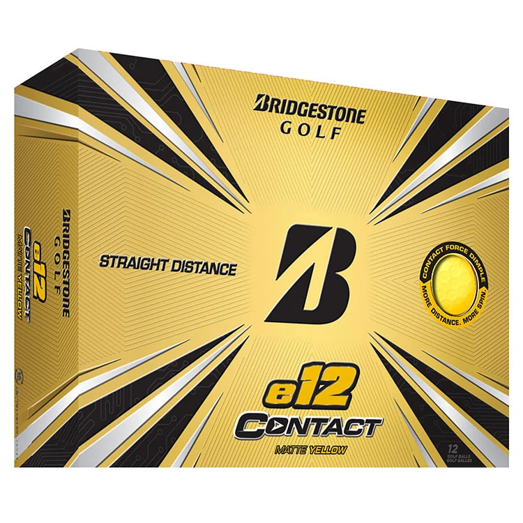 Bridgestone E12 Contact Matte Golf Balls 1 Bridgestone E12 Contact Matte Golf Balls