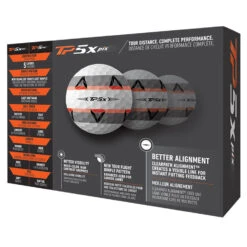 TaylorMade TP5x Pix 2.0 Golf Balls 5 TaylorMade TP5x Pix 2.0 Golf Balls -TaylorMade Shop 2021tp5xpix20golfballswhite3