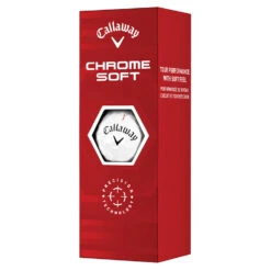 Callaway Chrome Soft Golf Balls -TaylorMade Shop Callaway 2022 Chrome Soft Golf Balls White 4