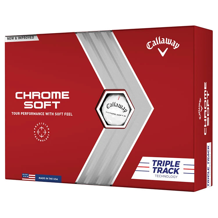 Callaway Chrome Soft Triple Track Golf Balls 1 Callaway Chrome Soft Triple Track Golf Balls