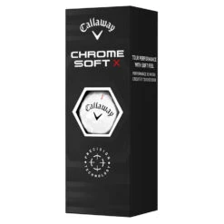 Callaway Chrome Soft X Golf Balls 7 Callaway Chrome Soft X Golf Balls -TaylorMade Shop Callaway 2022 Chrome Soft X Golf Balls White 4