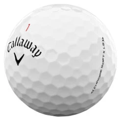 Callaway Chrome Soft X LS Golf Balls -TaylorMade Shop Callaway 2022 Chrome Soft X LS Golf Balls White 3