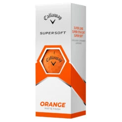 Callaway Supersoft Matte Golf Balls 7 Callaway Supersoft Matte Golf Balls -TaylorMade Shop Callaway Supersoft Golf Balls Orange 4