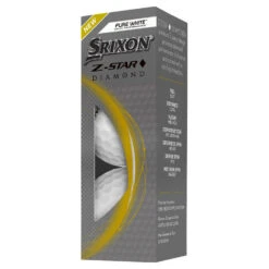 Srixon Z Star Diamond Golf Balls -TaylorMade Shop Srixon Z Star Diamond Golf Balls White 4