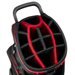 TaylorMade Tour Lite Golf Cart Bag 7 TaylorMade Tour Lite Golf Cart Bag -TaylorMade Shop TaylorMade Tour Lite Golf Cart Bag Black Red 4