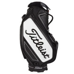 Titleist Golf Tour Staff Bag -TaylorMade Shop Titleist 2022 Golf Tour Staff Bag Black White 3