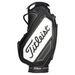 Titleist Golf Tour Staff Bag -TaylorMade Shop Titleist 2022 Golf Tour Staff Bag Black White 5