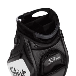 Titleist Golf Tour Staff Bag -TaylorMade Shop Titleist 2022 Golf Tour Staff Bag Black White 6