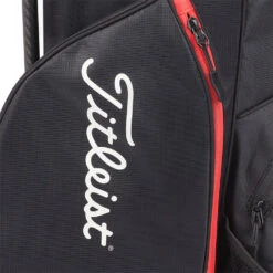 Titleist Players 4 Carbon Golf Stand Bag -TaylorMade Shop Titleist 2022 Players 4 Carbon Stand Bag Black Black Red 5