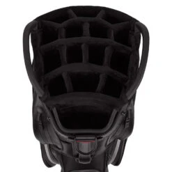Titleist Jet Black Premium StaDry Golf Cart Bag -TaylorMade Shop Titleist 2022 Tour Series Premium StaDry Cart Bag Black White 4