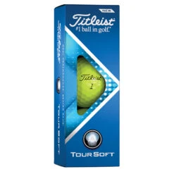 Titleist Tour Soft Golf Balls -TaylorMade Shop Titleist 2022 Tour Soft Golf Balls Yellow 4