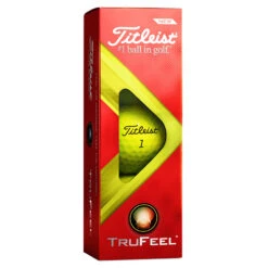 Titleist TruFeel Golf Balls -TaylorMade Shop Titleist 2022 TruFeel Golf Balls Yellow 4