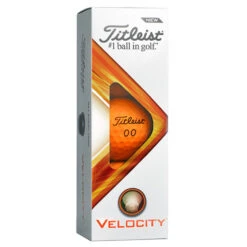 Titleist Velocity Matte Golf Balls 7 Titleist Velocity Matte Golf Balls -TaylorMade Shop Titleist 2022 Velocity Golf Balls Orange 4