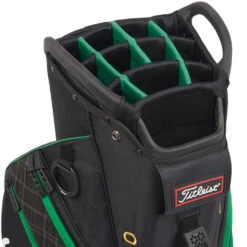 Titleist Cart 14 SE Shamrock Golf Cart Bag 9 Titleist Cart 14 SE Shamrock Golf Cart Bag -TaylorMade Shop Titleist Cart 14 Shamrock Golf Cart Bag Black Green 4