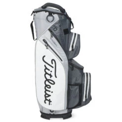 Titleist StaDry 14 Golf Cart Bag -TaylorMade Shop Titleist StaDry 14 Golf Cart Bag Charcoal Grey White 3