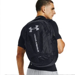 Under Armour Hustle 5.0 Golf Backpack -TaylorMade Shop Under Armour Hustle 5 0 Golf Backpack Black 6