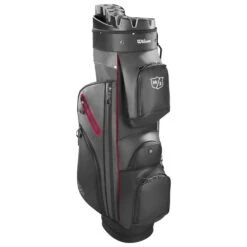Wilson ILock Dry Golf Cart Bag -TaylorMade Shop Wilson 2023 iLock Dry Cart Bag Black Red 2