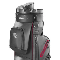 Wilson ILock Dry Golf Cart Bag -TaylorMade Shop Wilson 2023 iLock Dry Cart Bag Black Red 5
